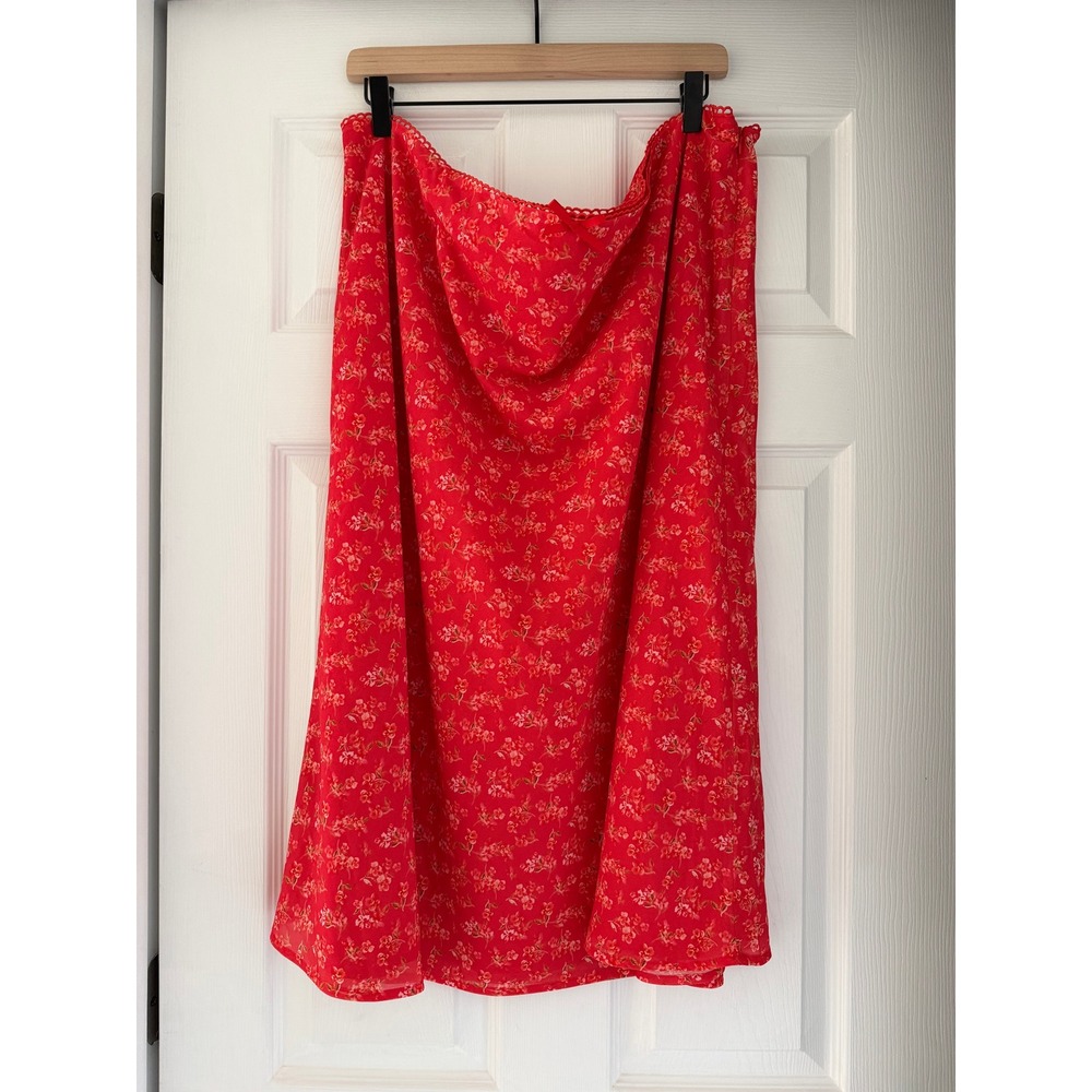 Peppermayo Womens Calia Midi Skirt Colorful Floral Girlie